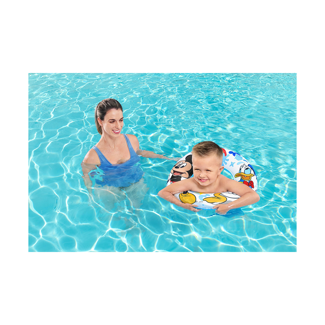 Круг для плавания Swim Tube 56 см, BESTWAY, Mickey & Friends