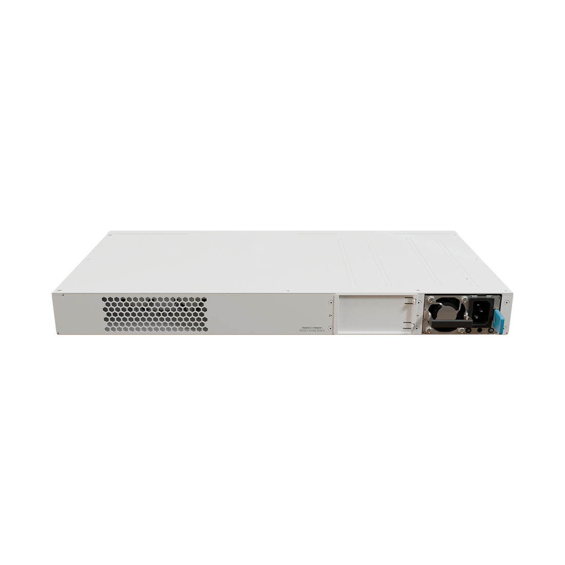 Коммутатор, MikroTik, CRS320-8P-8B-4S+RM, Cloud Router Switch, 17 портов 10/100/1000M, 4 порта SFP+, (802.3af/at/bt порт 1-16 PoE-out, 960W), RouterOS v7, -10°С до 50°С, стоечный