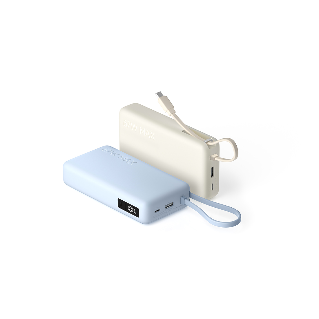 Портативный внешний аккумулятор, Xiaomi, 67W Power Bank 10000 (Integrated Cable) Tan, PB1067/BHR08O0GL, Поддержка быстрой зарядки 67 Вт, Номинальная емкость 6000 mAh, Встроенный кабель USB-C, Размер продукта 105.2  65.2  26.9 мм, Бежевый