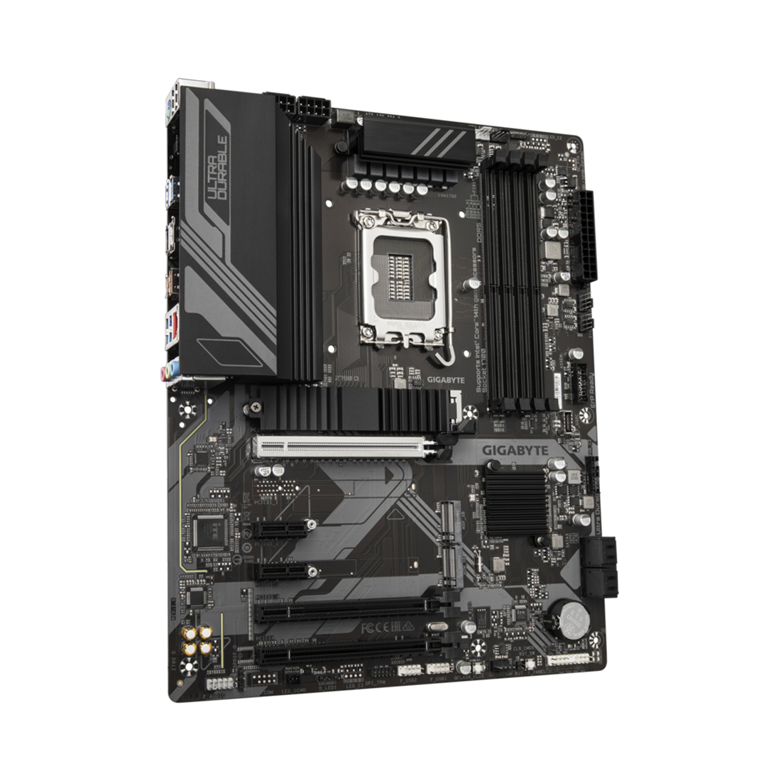 Материнская плата, Gigabyte, Z790 D (4719331861186), LGA1700, iZ790, 4xDDR5 7600(OC)/5600/5400/5200/4800/4000, 4xSATA3, 3xM.2 (2*PCI-E 4.0x4/x2, 1*PCI-E 4.0x4/x2 и SATA), Raid, 1хDP, 1xHDMI, 5xPCI-Ex16, ATX