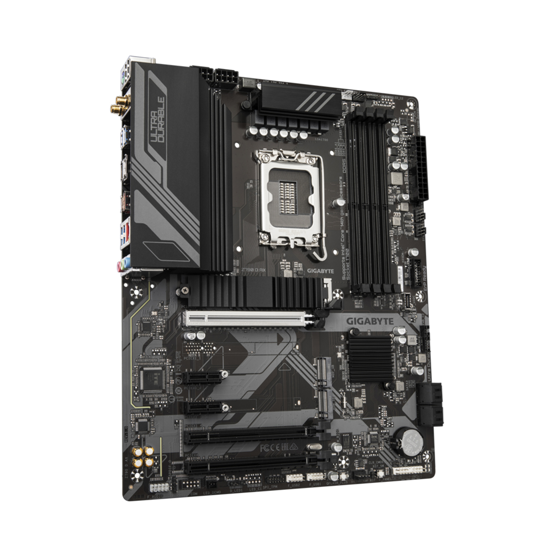 Материнская плата, Gigabyte, Z790 D AX (4719331860592), LGA1700, iZ790, 4xDDR5 7600(OC)/5600/5400/5200/4800/4400, 4xSATA3, 3xM.2 (2*PCI-E 4.0x4/x2, 1*PCI-E 4.0x4/x2 и SATA), Raid, 1хDP, 1xHDMI, 3xPCI-Ex16, 2xPCI-Ex1, WiFi, ATX