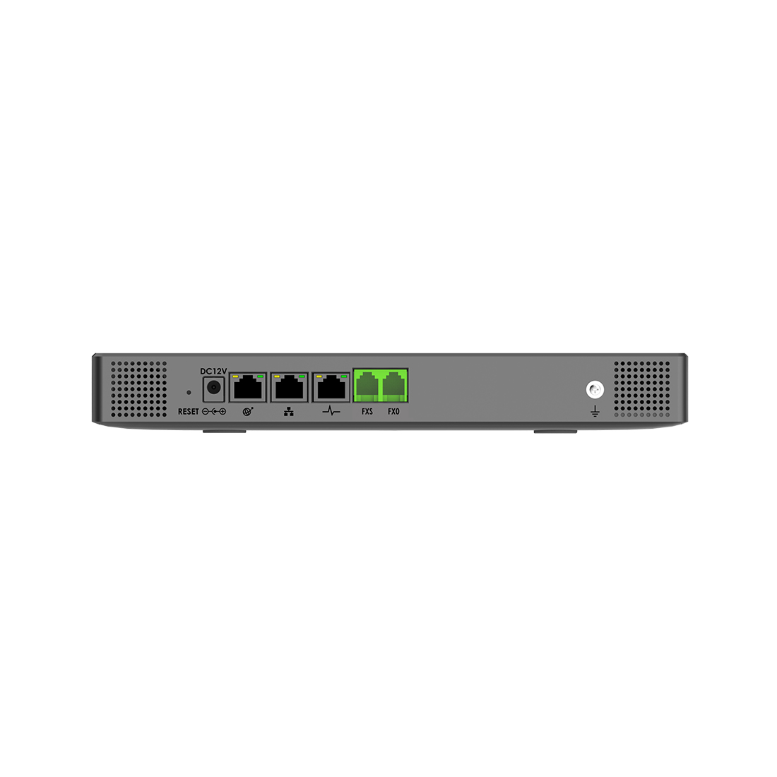 IP-АТС, Grandstream, UCM6301, 1 порт RJ11 FXS, 1 порт RJ11 FXO, 2 порта GbE PoE LAN/WAN, 1 порт горячего резервирования, 500 пользователей SIP, 75 одновременных вызовов, UCM RC, VideoServer, блок питания 12 В/1.5 А
