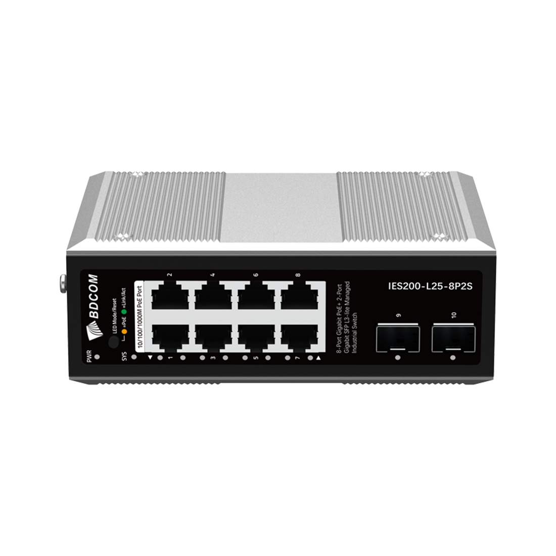 Коммутатор BDCOM IES200-L25-8P2S