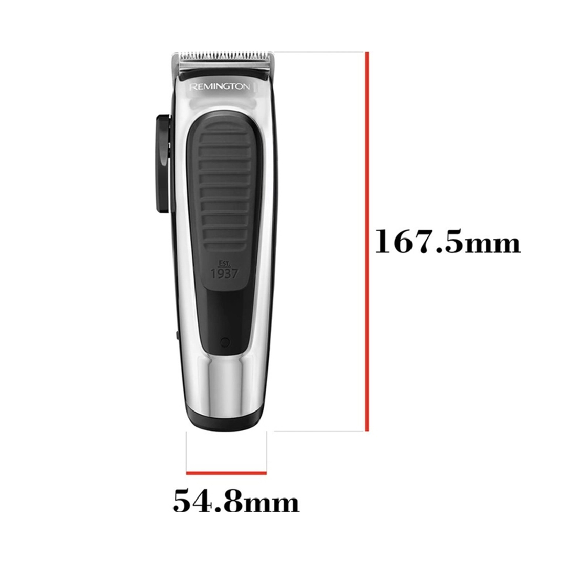 Машинка для стрижки, Remington, HC450, Работа от сети/аккумулятора, Длина стрижки 3-25 мм, 8 насадок, Встроенный аккумулятор, Время работы от аккумулятора 30мин, Лезвия из нержавеющей стали, Самозатачивающиеся лезвия, Индикация заряда, Кейс для хранения, Серебрянный