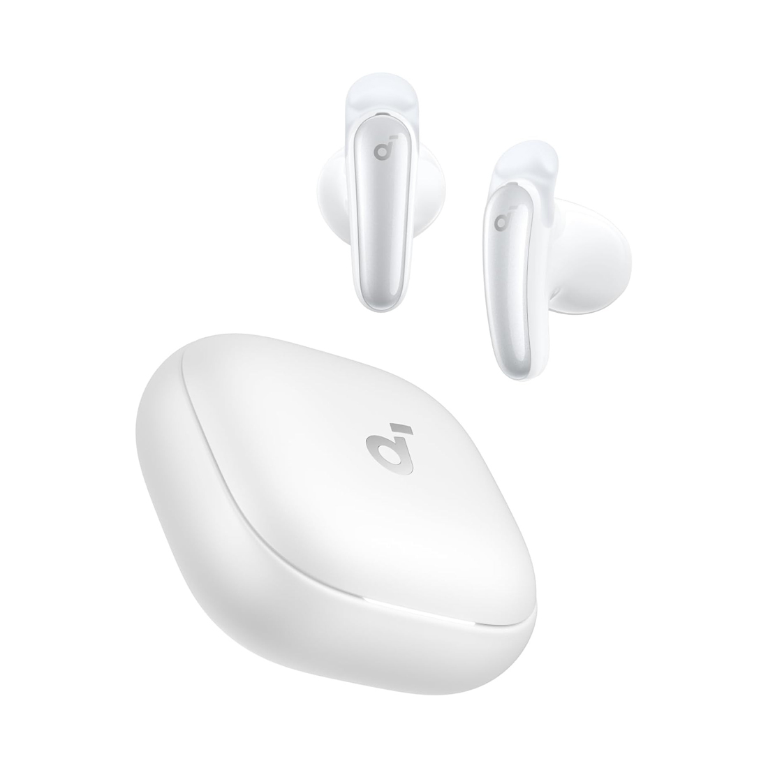 Наушники, soundcore, Liberty Buds (D1200G21), Bluetooth 5.3, LDAC, TWS, 11мм, Adaptive ANC 2.0, до 50 часов, IPX4, Белый