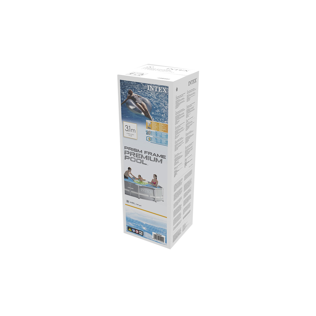 Каркасный бассейн Prism Frame 305 х 76 см, INTEX, 26700NP, Винил, 4485 л., Стальной каркас, Серый, Цветная коробка