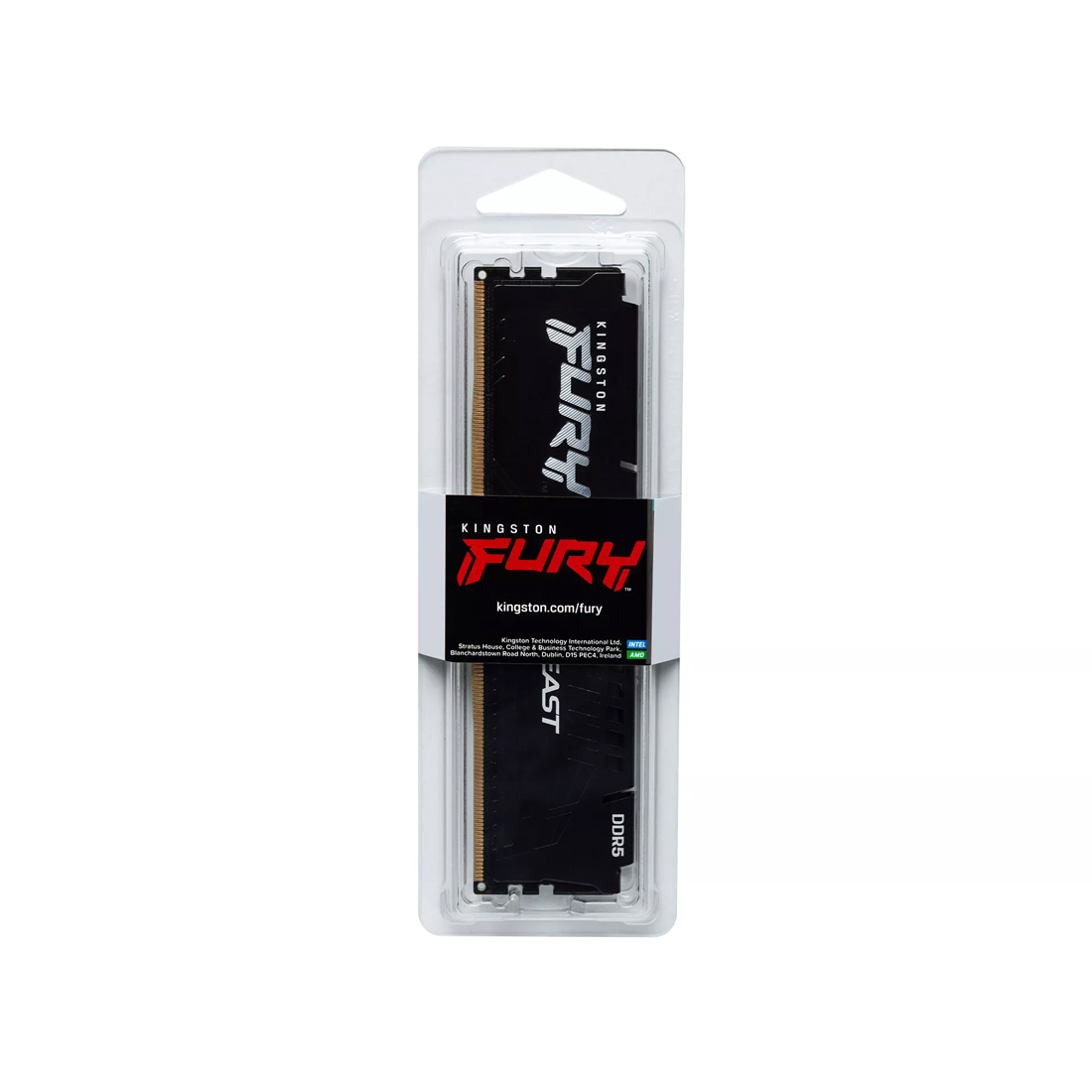 Модуль памяти, Kingston, FURY Beast Black EXPO KF560C30BBE-8, DDR5, 8GB, DIMM <PC5-48000/6000MHz>