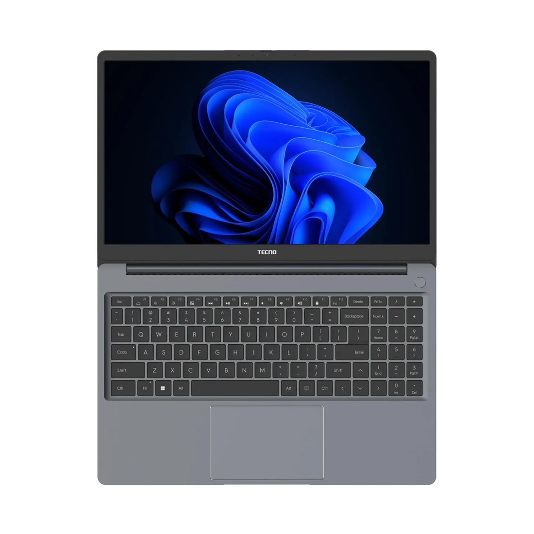 Ноутбук, Tecno, MEGABOOK K15S, K15SRA (71005000465), 15.6", FHD, 1920x1080, IPS, i5-13420H, 8GB DDR4, 512GB SSD, UHD Graphics, Win 11 Home, Серый