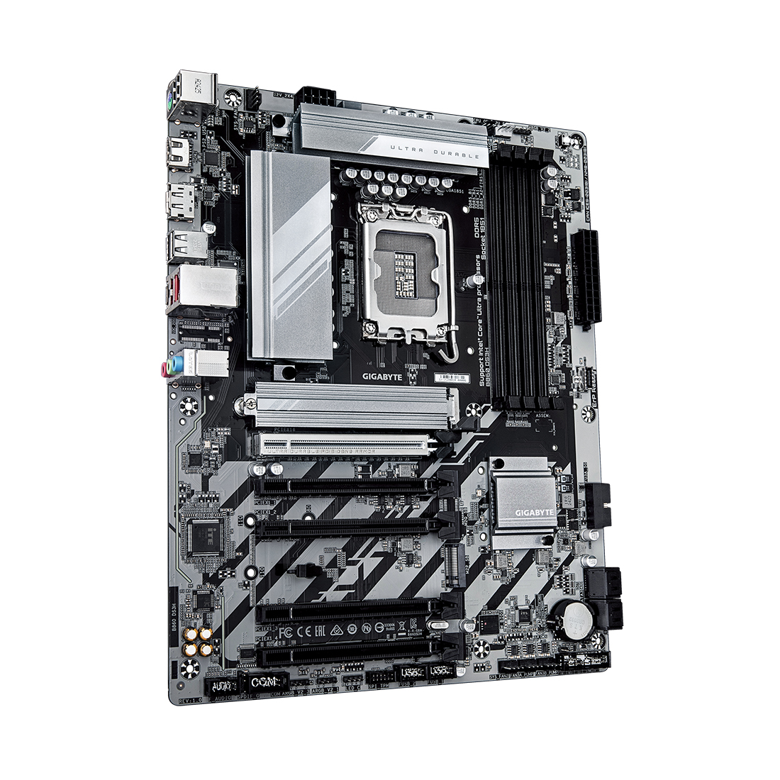 Материнская плата, Gigabyte, B860 DS3H (4719331868178), LGA1851, iB860, 4xDDR5 5600/6400/9066(OC), 4xSATA3, Raid, 2xM.2 (PCI-E 4.0x4/x2), 1хDP, 1xHDMI, 5xPCI-Ex16, ATX