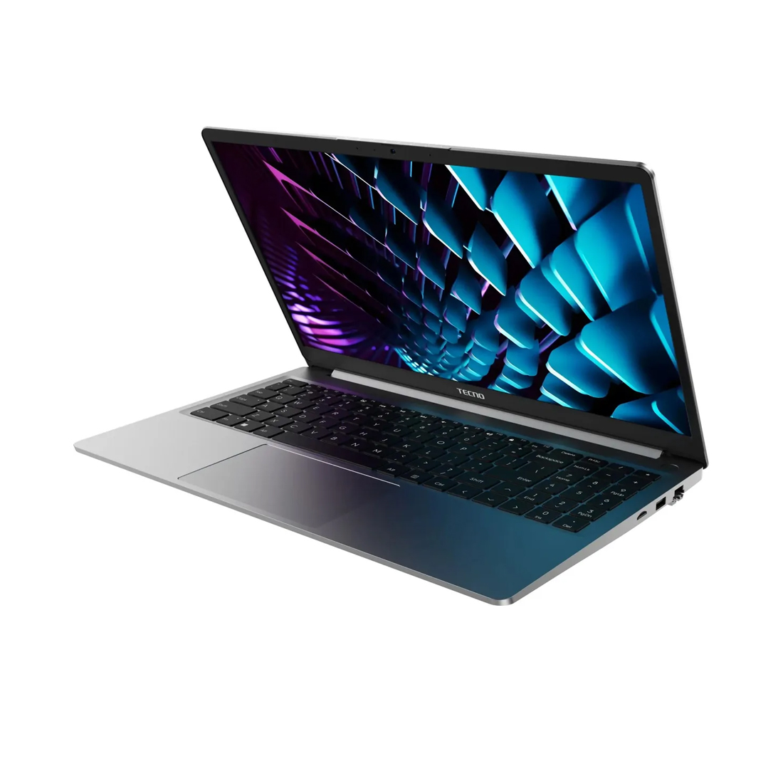 Ноутбук, Tecno, MEGABOOK K15S, K15SDA, 15.6", FHD, 1920x1080, IPS, Ryzen 5-7430U, 8GB DDR4, 512GB SSD, AMD Radeon Graphics, Win 11 Home, Серый