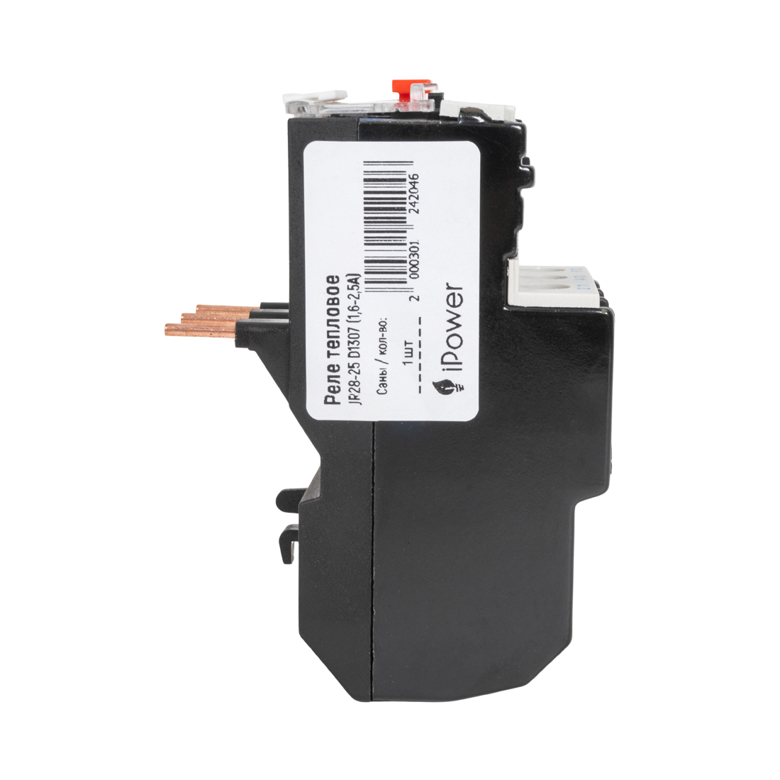 Реле тепловое, iPower, JR28-25 D1307 (1,6-2,5А)
