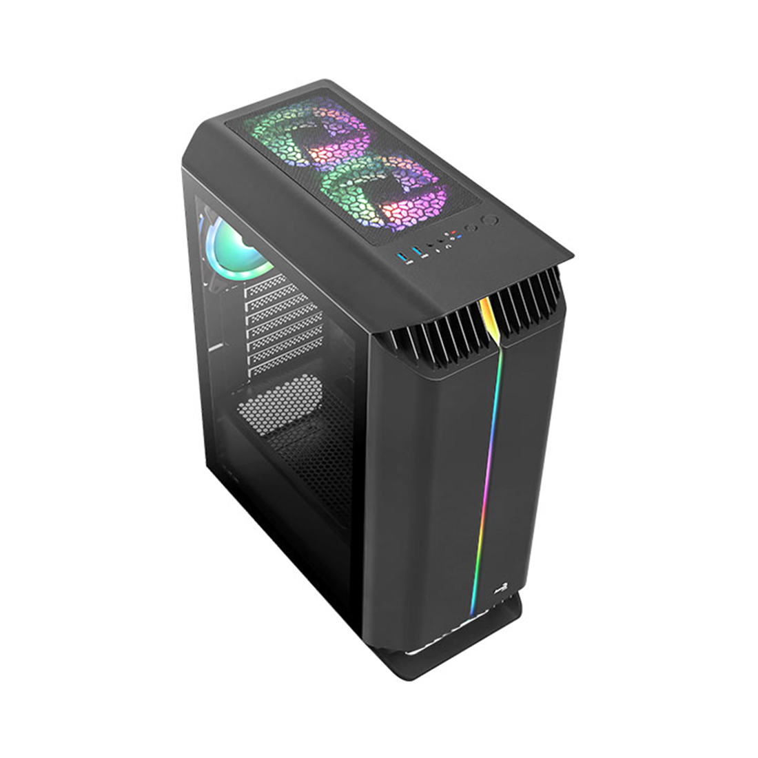Компьютерный корпус Aerocool Gladiator Duo-G-BK-v1