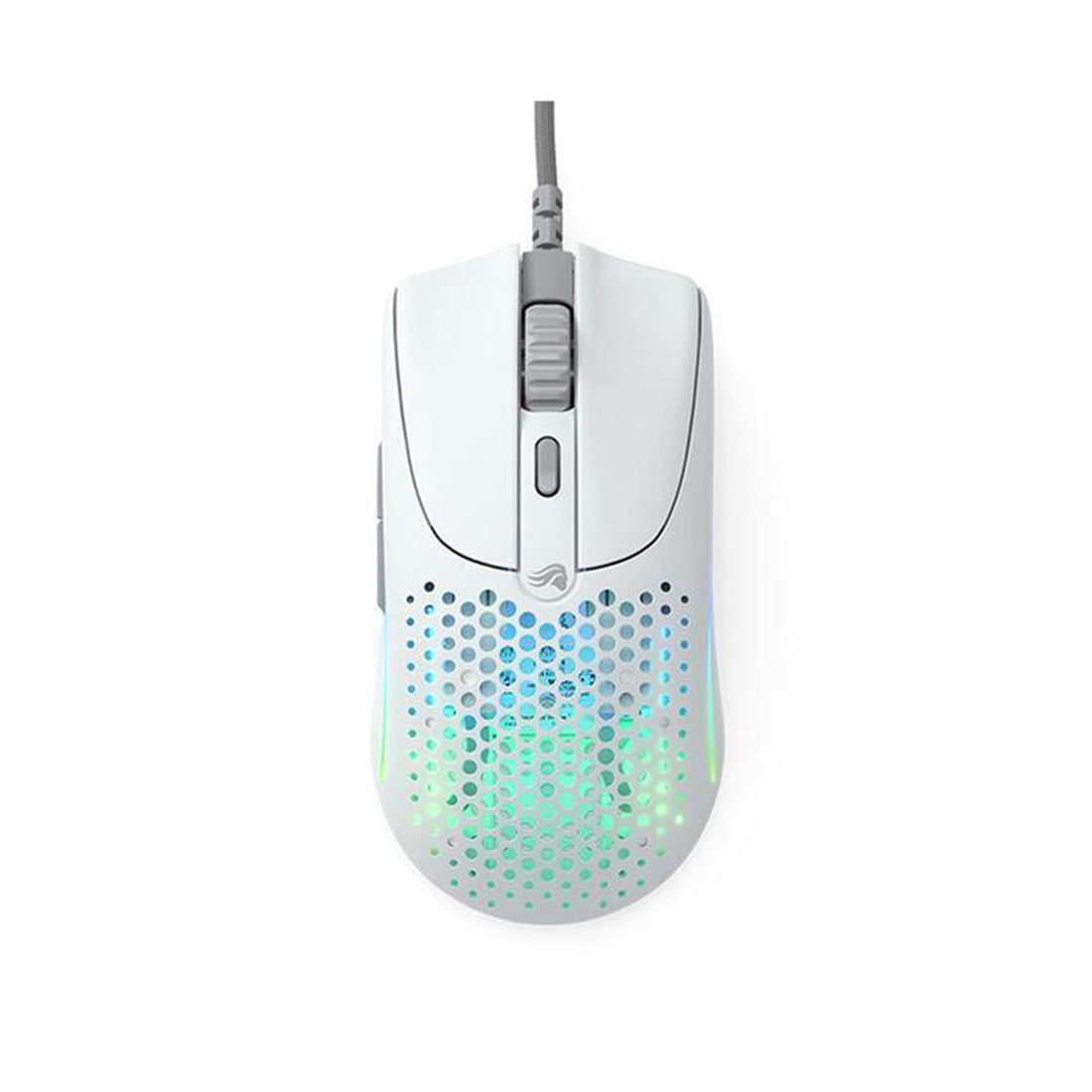 Компьютерная мышь, Glorious, Model O 2, GLO-MS-OV2-MW, Игровая, Оптическая, Проводная, Glorious BAMF 2.0 Sensor, 26000 DPI, 650 IPS, 50G, 1000 Hz, RGB, 6 кнопок, Длина провода 2м, Матовый белый