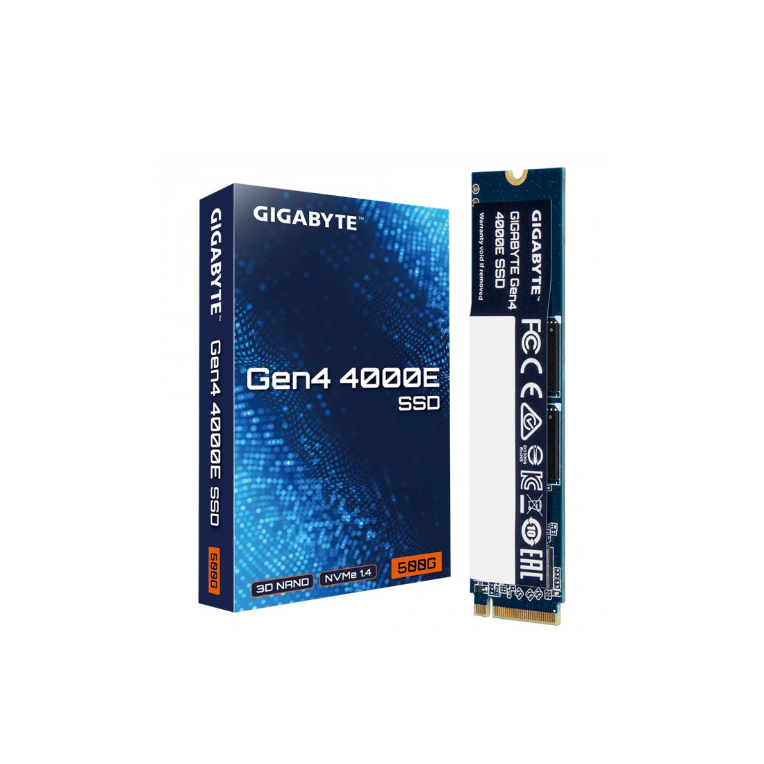 SSD жинақтаушы Gigabyte G440E500G 500GB M.2 2280 PCIe 4.0x4
