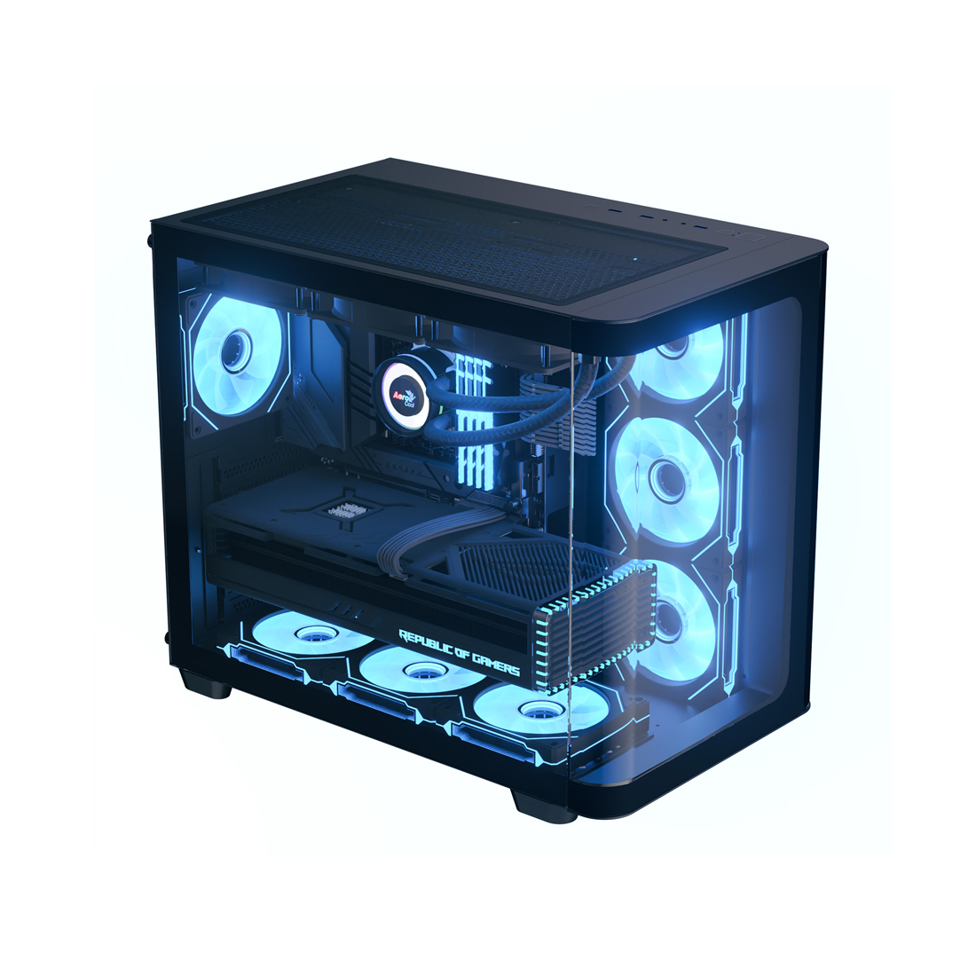 Компьютерлік корпус Aerocool P500C-G-BK-v1