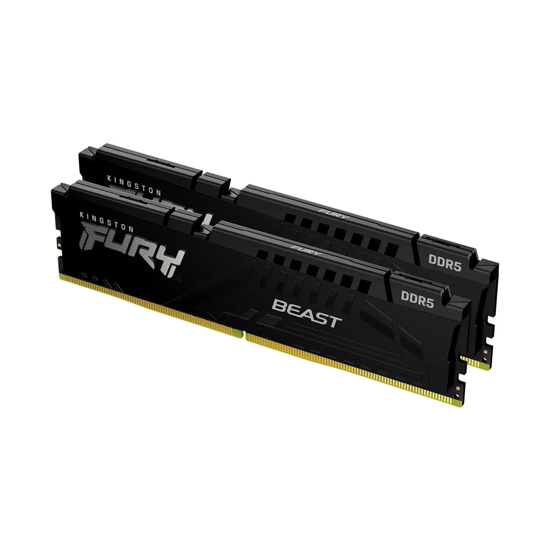 Комплект модулей памяти, Kingston, FURY Beast KF556C36BBEK2-32 (Kit 2x16GB), DDR5, 32GB, DIMM <PC5-44800/5600MHz>, Чёрный
