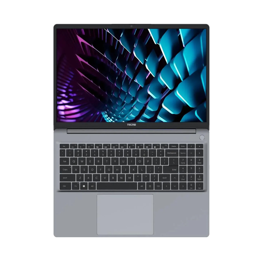 Ноутбук, Tecno, MEGABOOK K16S, K16SDA (4894947116995), 16", FHD, 1920x1200, IPS, Ryzen 5-7430U, 8GB DDR4, 512GB SSD, AMD Radeon Graphics, Win 11 Home, Серый
