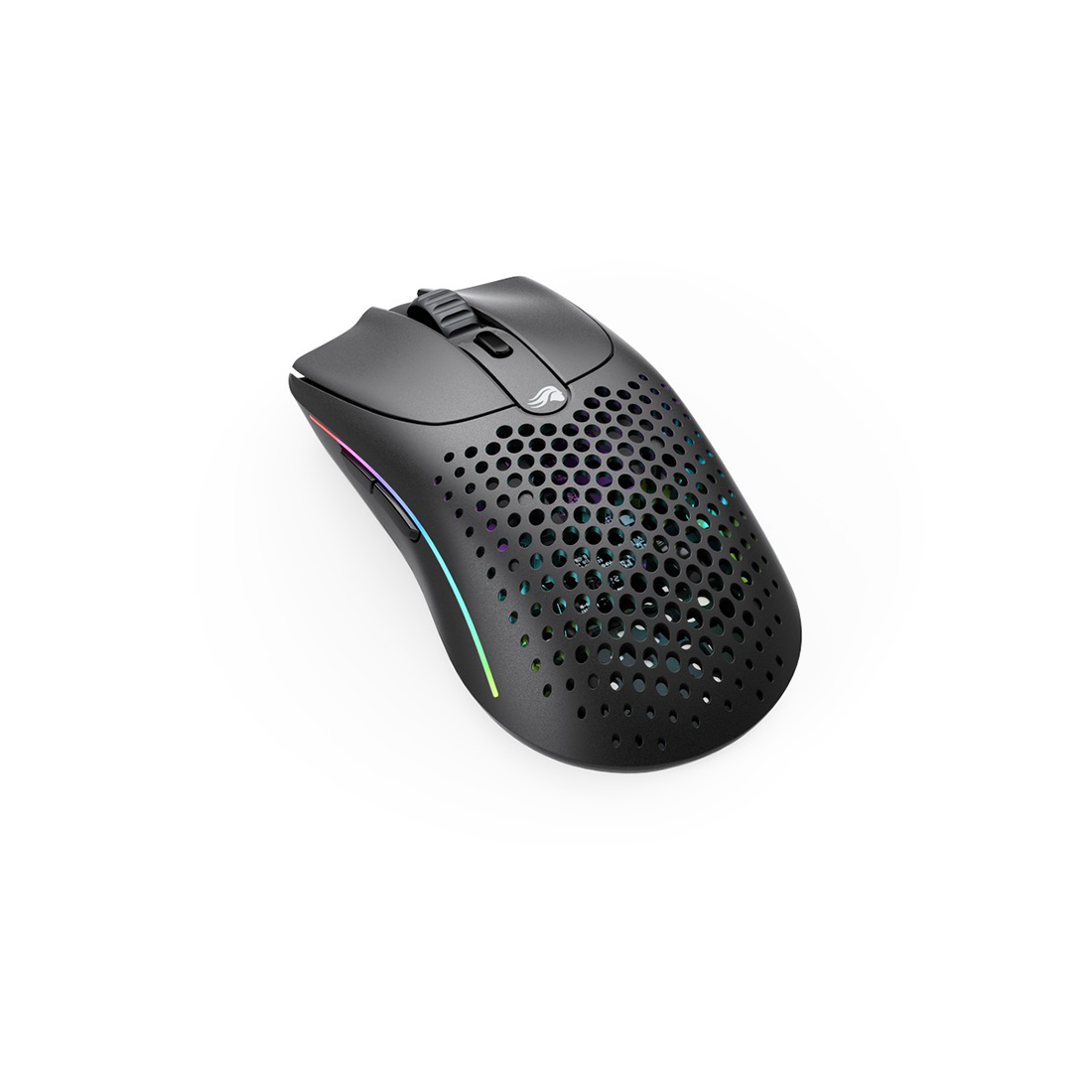 Компьютерная мышь, Glorious, Model O 2 Wireless, GLO-MS-OWV2-MB, Игровая, Оптическая, Беспроводная, 2.4 Ghz, Bluetooth 5.2 LE, Glorious BAMF 2.0 Sensor, 26000 DPI, 650 IPS, 50G, 1000 Hz, RGB, 6 кнопок, Длина провода 2м, Матовый черный