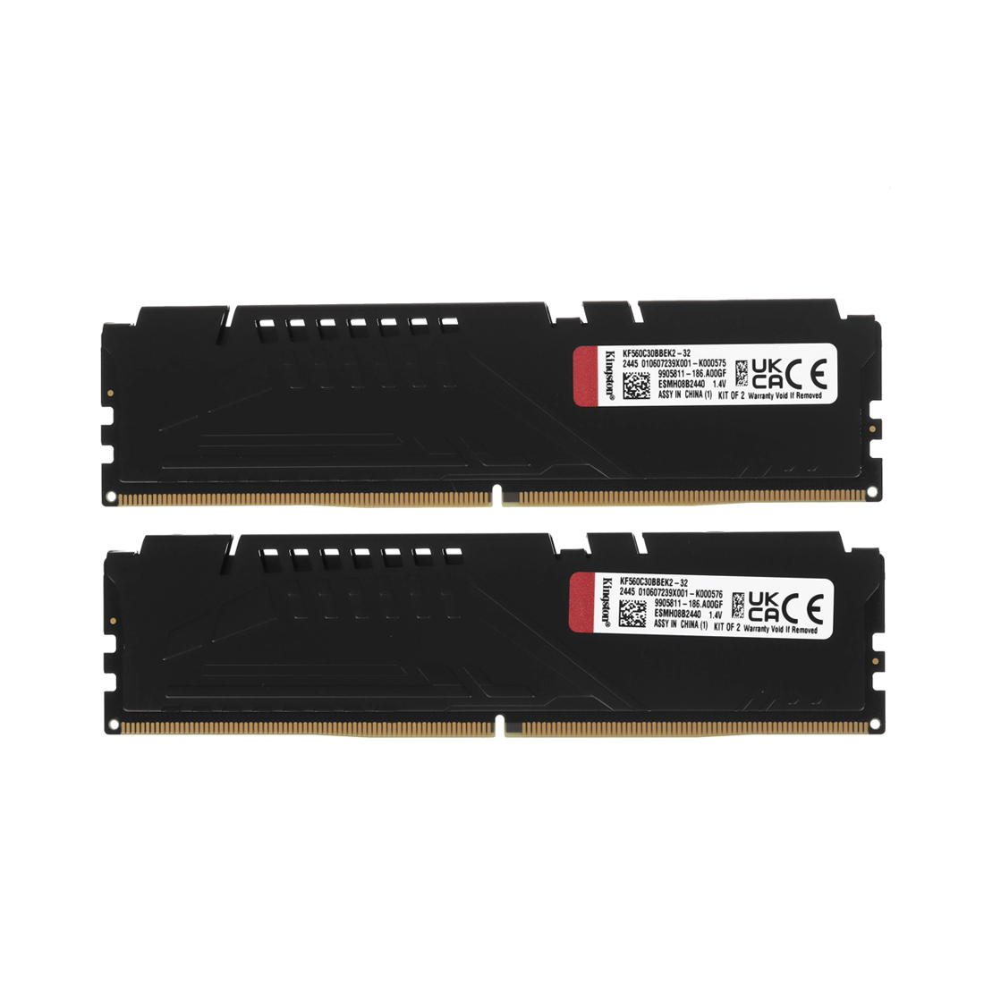 Комплект модулей памяти, Kingston, FURY Beast Black EXPO KF560C30BBEK2-32 (Kit 2x16GB), DDR5, 32GB, DIMM <PC5-48000/6000MHz>