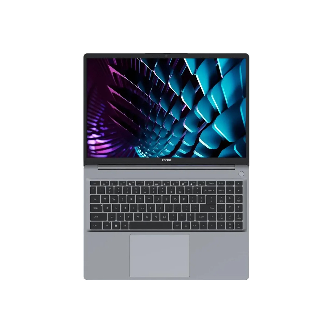 Ноутбук, Tecno, MEGABOOK K16S, K16SFA (4894947110801), 16", FHD+, 1920x1200, IPS, Ryzen 5-7535HS, 16GB LPDDR5, 512GB SSD, AMD Radeon Graphics, Win 11 Home, Серый