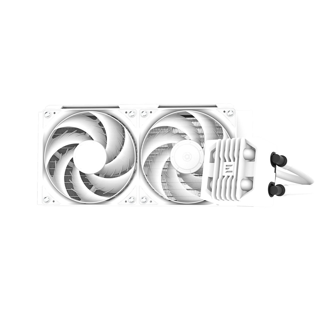 Кулер с водяным охлаждением, Zalman, ALPHA2 SE A24 White, ALPHA2 SE A24 White, intel 1151/1200/1700/1851 и amd AM4/AM5, TDP 320W, 2*120 мм, 600-2000 об/мин, 69.12CFM, 29.7dB(A), Белый