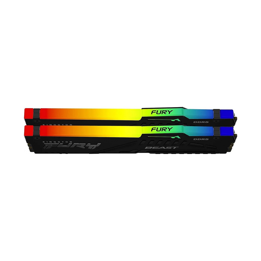 Комплект модулей памяти, Kingston, FURY Beast RGB KF560C36BBE2AK2-32 (Kit 2x16GB), DDR5, 32GB, DIMM <PC5-48000/6000MHz>