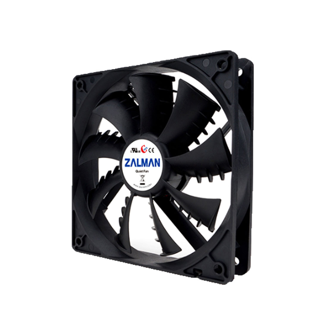 Кулер для компьютерного корпуса, Zalman, ZM-F3 (SF), 120 мм, 1200 об/мин, 23 dBA, 3pin, 120*120*25 мм, Черный