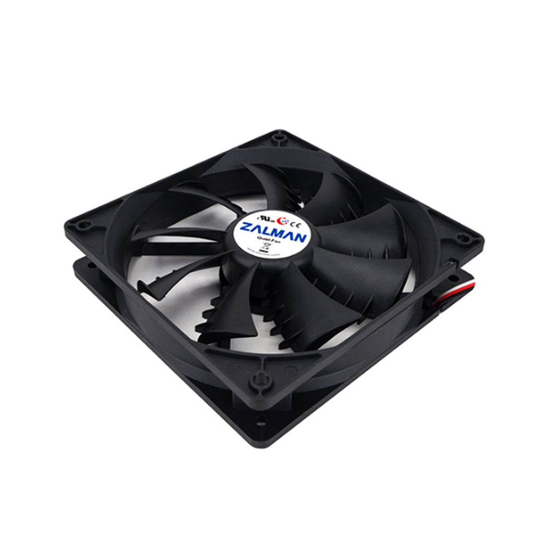 Кулер для компьютерного корпуса, Zalman, ZM-F3 (SF), 120 мм, 1200 об/мин, 23 dBA, 3pin, 120*120*25 мм, Черный