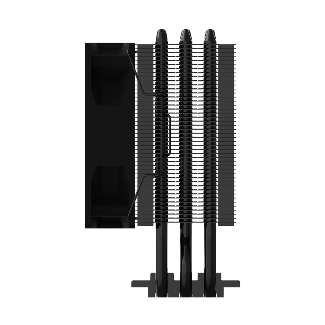 Кулер для процессора, Zalman, CNPS4X BLACK V2, 92мм, 800–1500RPM, 44CFM, 26.5дБ, 4pin PWM, 135мм, Чёрный