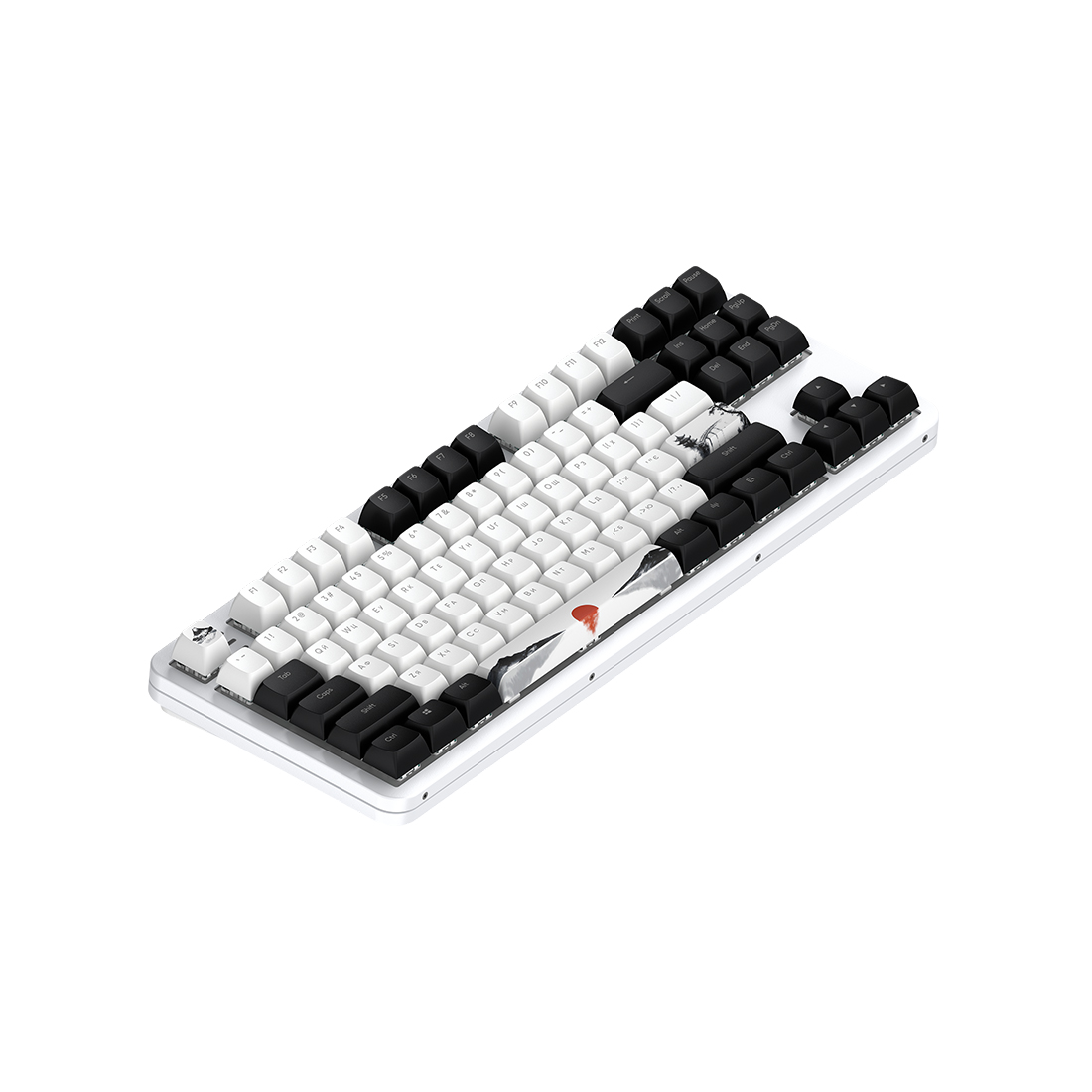 Клавиатура, Dark Project, DPKB_FUJI_87_ANSI_UA, 87 Fuji V2, Игровая, Механическая, TKL, g3ms Sapphire switches, USB, Подсветка RGB, 365x137x42 мм., Анг/Рус, Белый