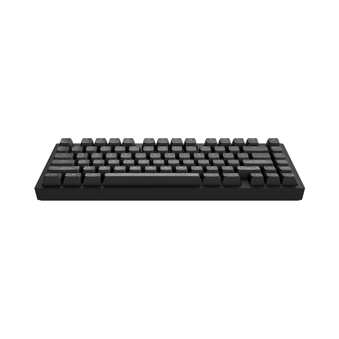 Клавиатура, Dark Project, DPKB_NOSTRA_81_ANSI_BLACK_UA, ALU81A Terra Nostra, Игровая, Механическая, 75%, g3ms Moonstone switches, USB, Подсветка RGB, Размер: 324 x 140 x 43 мм., Анг/Рус, Чёрный