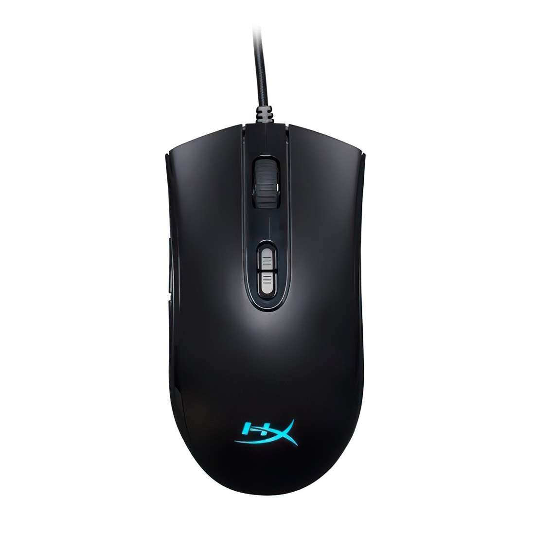 Компьютерная мышь, HyperX, 4P4F8AA, HX-MC004B, Pulsefire Core Gaming, Игровая, Оптическая 3200dpi, 7 кнопок, RGB, Проводная, USB, Чёрная
