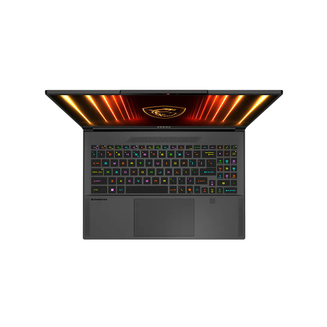 Ноутбук, MSI, Stealth 16 AI A2HWGG-090XKZ, MS-15F5, 9S7-15F535-090, 16", QHD+ 2560x1600, OLED, 240Hz, Intel Core Ultra 7 255H, 16GB*2 DDR5, 1TB SSD Gen5, NVIDIA GeForce RTX5070, 8GB GDDR7, DOS, Черный