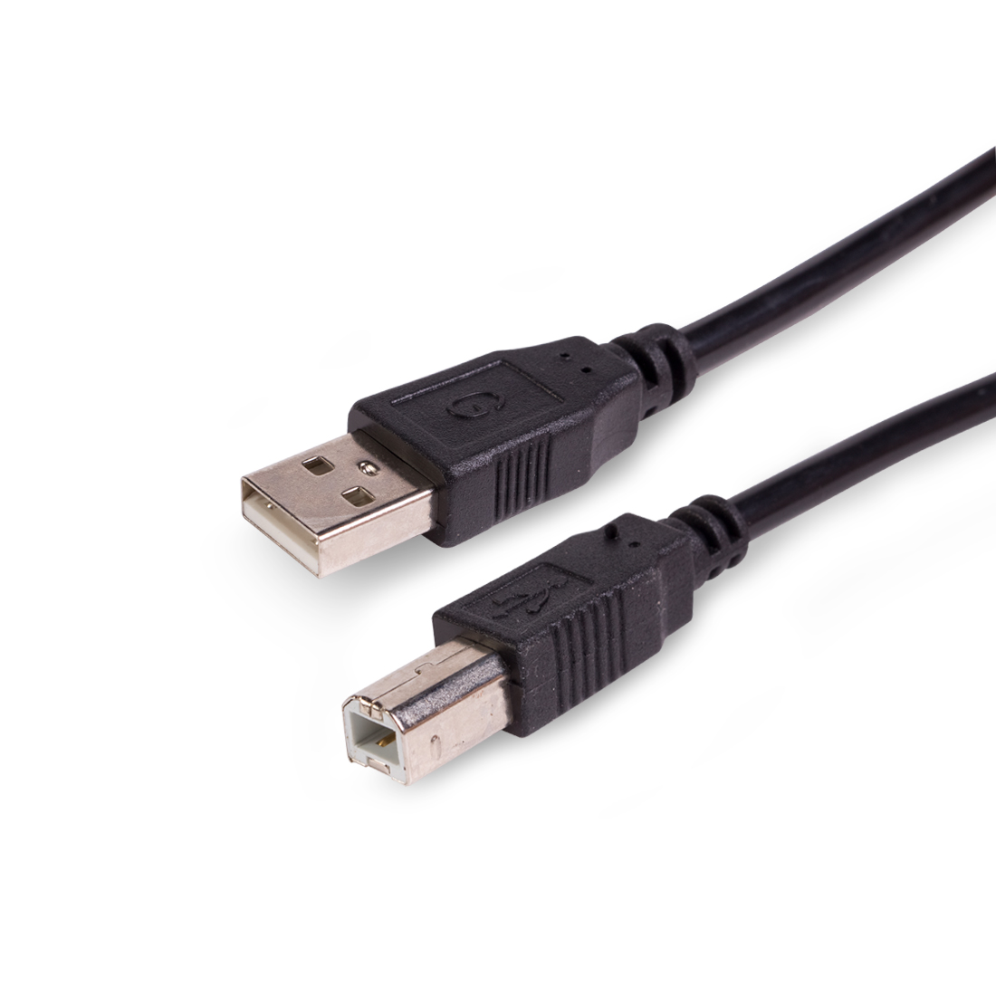 Интерфейсный кабель, iPower, iPiAB2, A-B 2 м., USB 2.0, Ферритовые кольца защиты, Работают со всеми принтерами и устройствами, всех производителей, Пол. Пакет, Чёрный