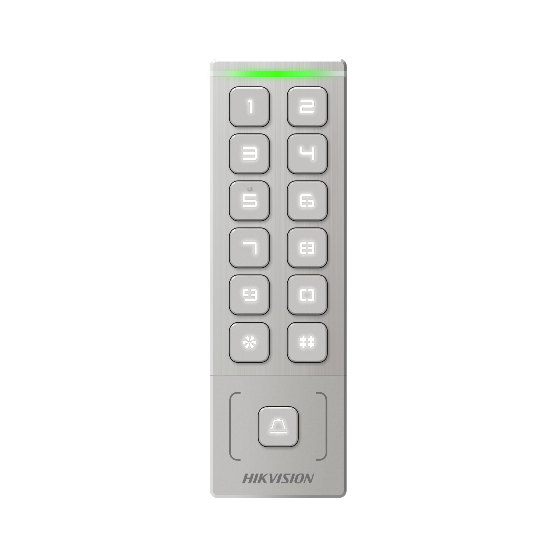 Терминал доступа, Hikvision, DS-K1T809MWX, Пользователи: до 1000, Карты: до 5000, Тип карты: M1 card