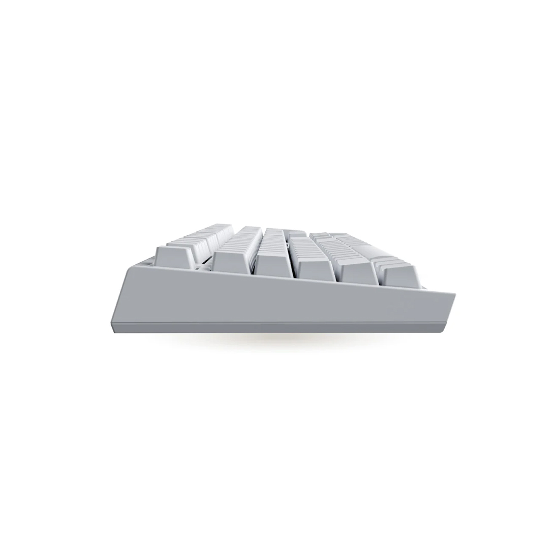 Клавиатура, Ducky, One X Wireless WH, Игровая, Механическая, 100%, Ducky Linear Inductive Switch, USB, 2,4 ГГц, Bluetooth, Подсветка RGB, Размер: 452x150x41 мм., Анг/Рус, Белый