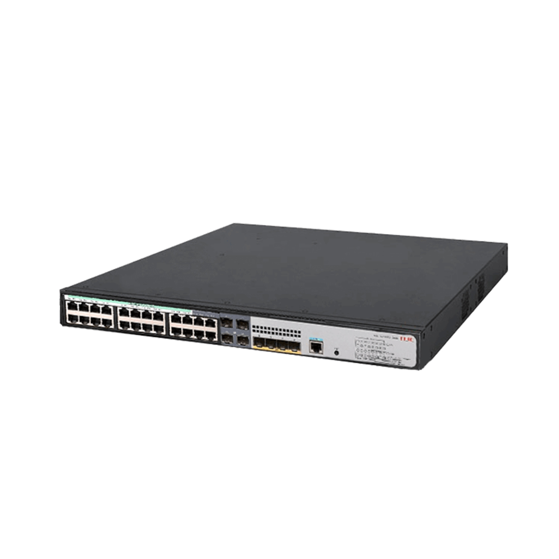 Коммутатор, H3C, LS5120V3-28S-HPWR-LI-GL Switch, Управляемый L3, 24 порта 10/100/1000M (PoE 370Вт, 802.3af/at), 4 порта combo SFP/RJ45 1000M, 4 порта SFP+ 10G, AC 100~240 В, -5°C ~ +50°C, стоечный
