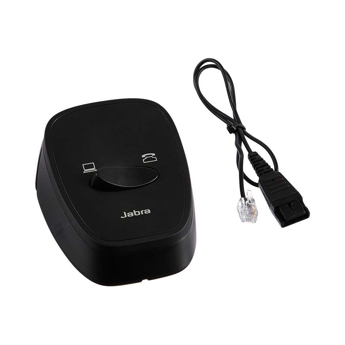 Переключатель для коммутации гарнитуры проводной, Jabra, 180-09, Jabra Link 180, Проводной, USB/RJ9 Переключение между компьютером и телефонным аппаратом