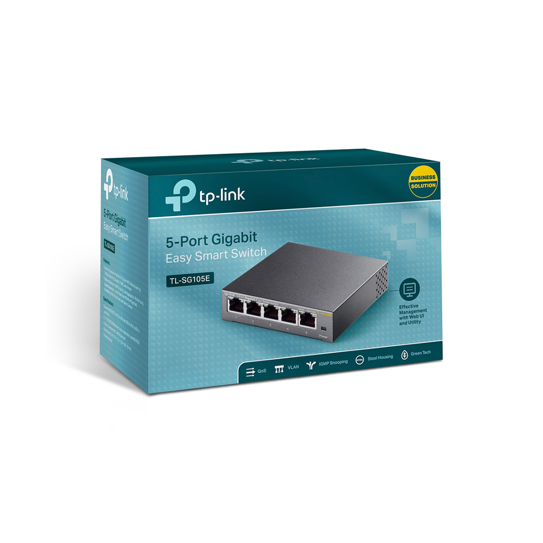 Коммутатор TP-LINK TL-SG105E Easy Smart, 5 гигабитных портов