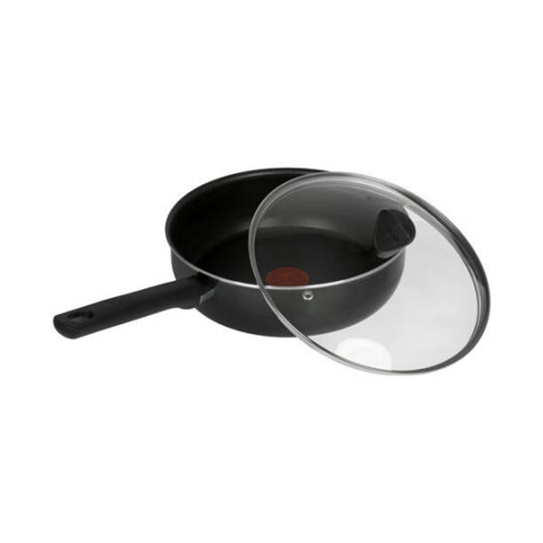 Сотейник, Tefal, Just 4215224, 24см, Сотейник, Диаметр 24 см, Фиксированная ручка, Крышка в комплекте, Черный