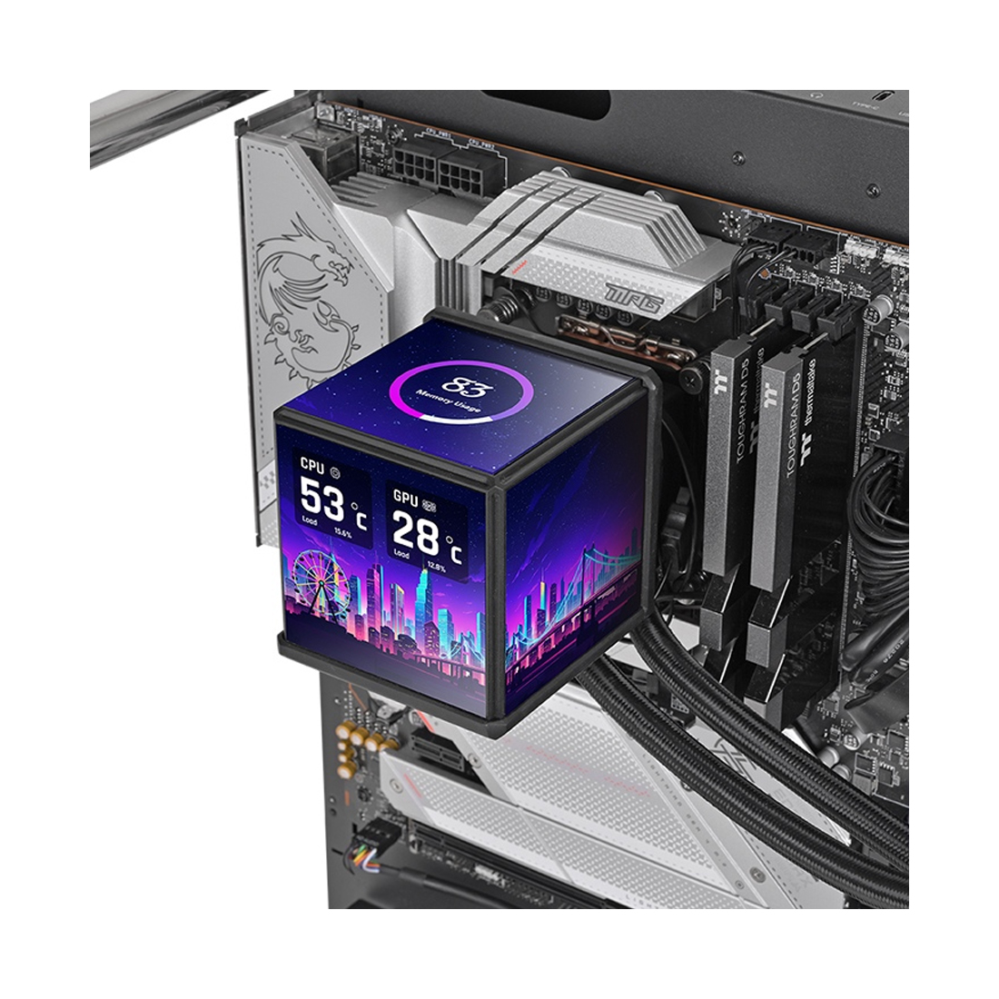Кулер с водяным охлаждением, Thermaltake, MINECUBE 360 Ultra ARGB Black, CL-W481-PL12SW-A, Intel LGA 2066/2011-3/2011/1851/1700/1200/1156/1155/1151/1150, AMD AM5/AM4/, TDP 360W Вт, 3*12см, 500~2000 об/мин, 57.11, 32.5, Черный
