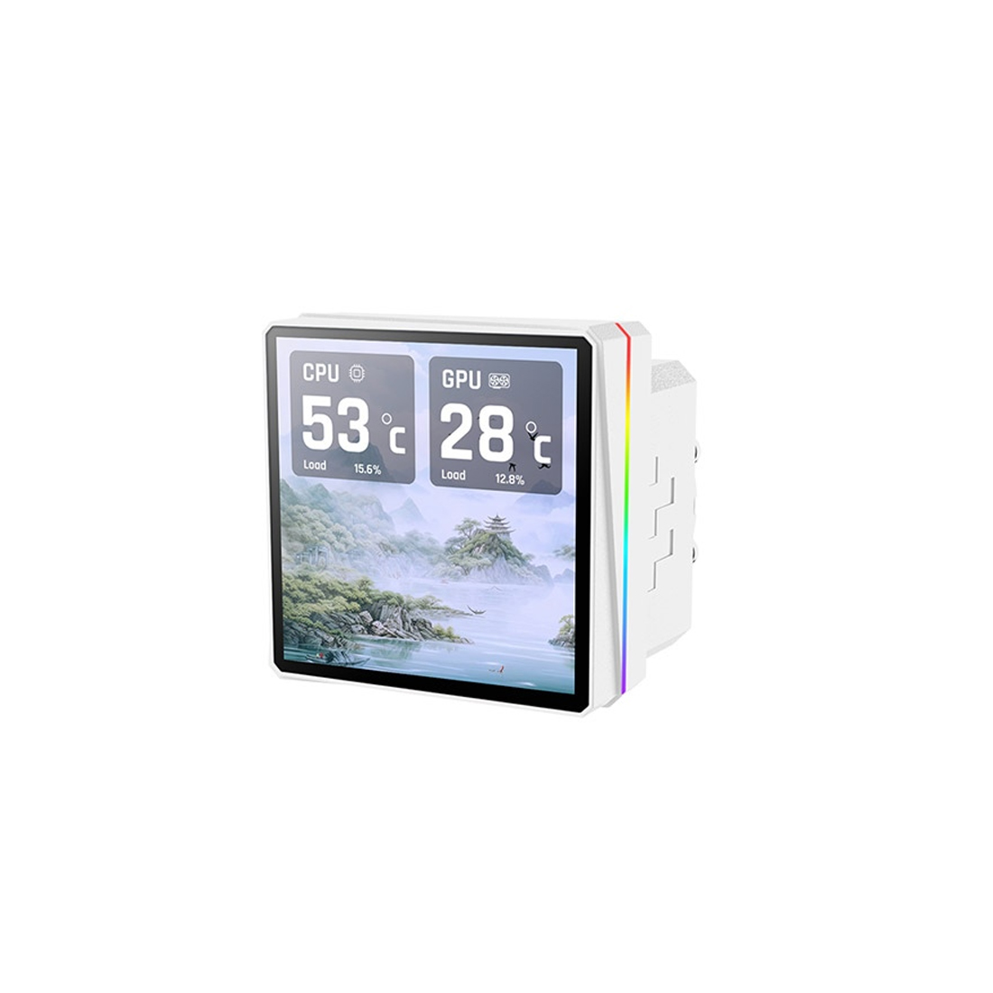 Кулер с водяным охлаждением, Thermaltake, TH360 V3 Ultra ARGB Sync Snow Edition, CL-W476-PL12SW-A, 1151 / 1200 / 1700 / 1851 / 2011 / 2066 / AM4 / AM5, TDP 365 Вт, 3, 500 - 2500 об/мин, 85.18, 37.8, Белый