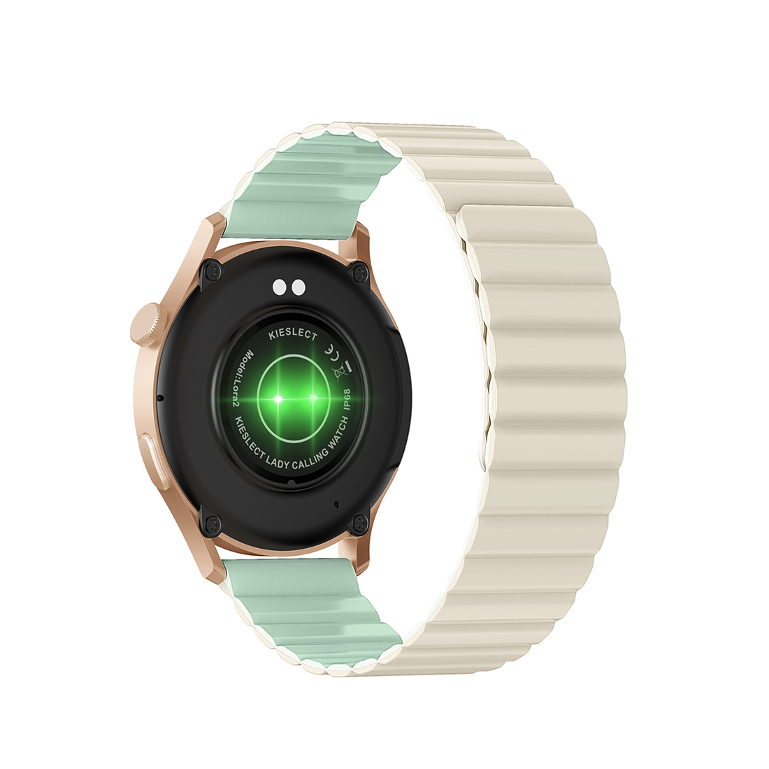 Смарт часы, Kieslect, Lady Watch Lora 2, YFT2098EU, Дисплей 1.3" AMOLED, Разрешение 360 x 360, Водонепроницаемость (IP68), Батарея 210 мАч, Золотистый