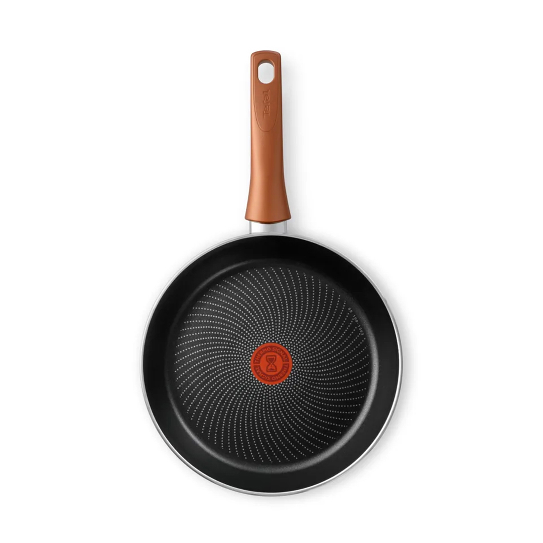 Сковорода, Tefal, Maxima 4222124, 24см, Алюминий, Антипригарное покрытие Titanium, Для всех типов плит, Фиксированная ручка, Бронзовый