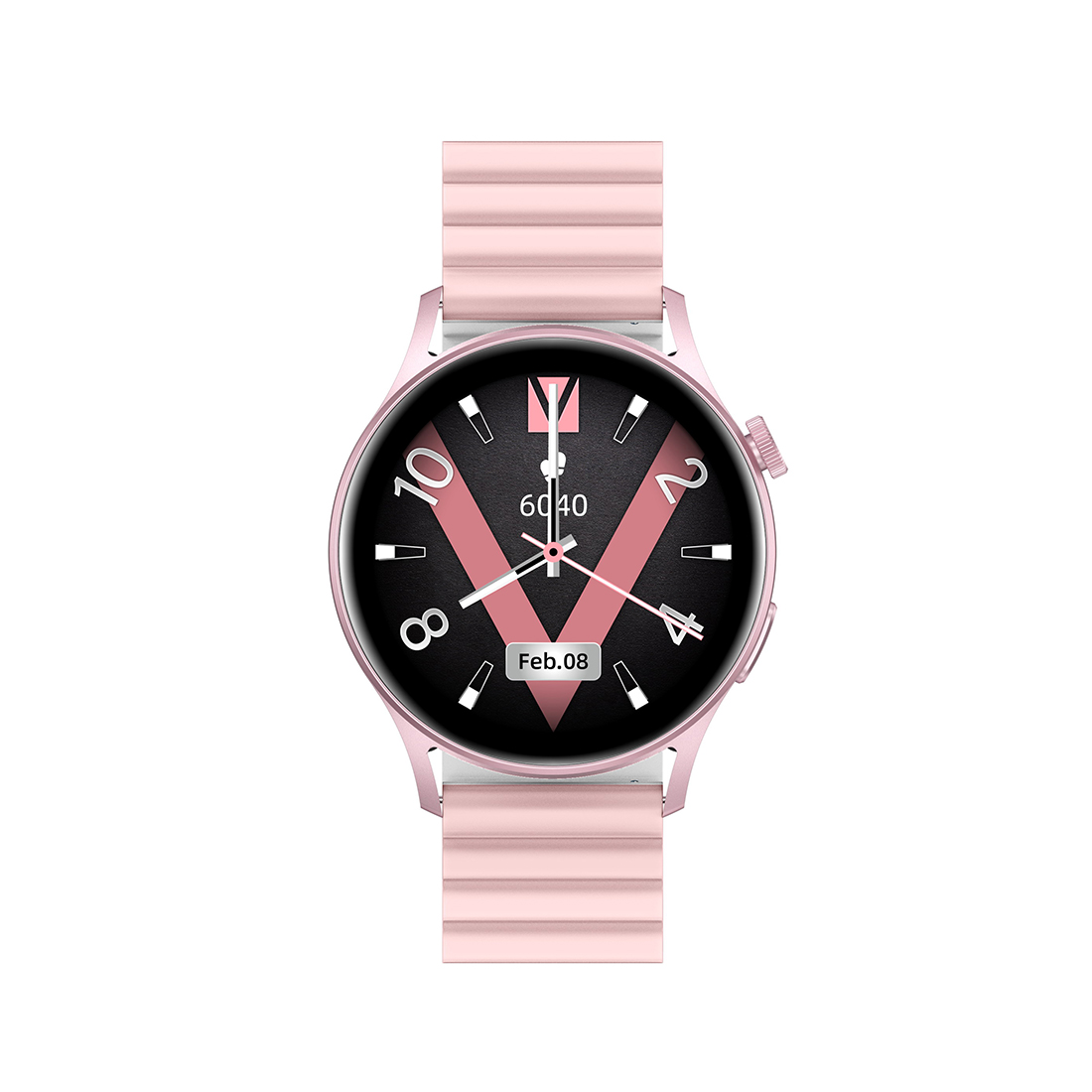 Смарт часы, Kieslect, Lady Watch Lora 2, YFT2051EU / YFT2097EU, Дисплей 1.3" AMOLED, Разрешение 360 x 360, Водонепроницаемость (IP68), Батарея 210 мАч, Розовый