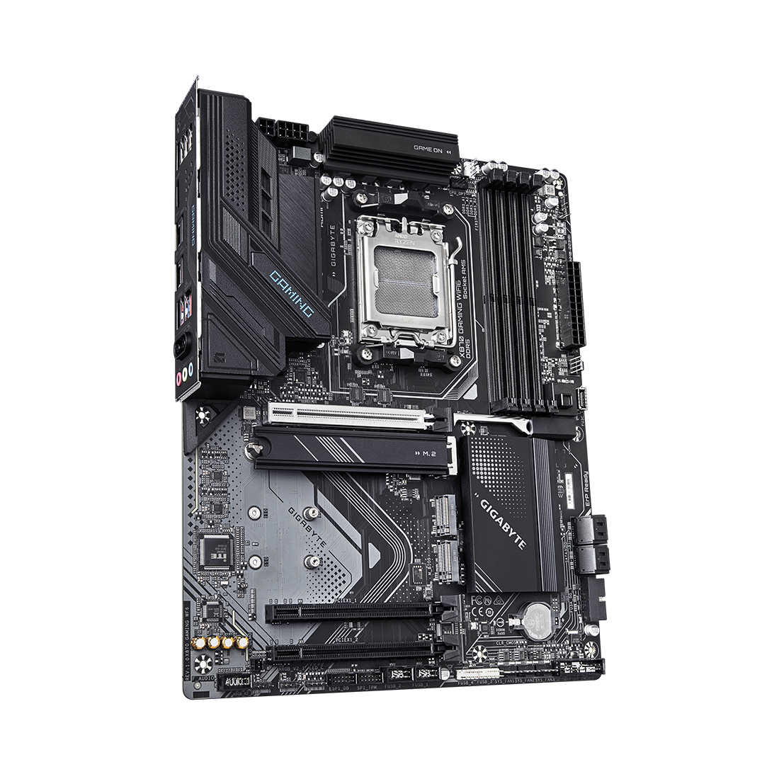 Материнская плата, Gigabyte, X870 GAMING WF6 (4719331865399), AM5, X870, 4xDDR5 4400/4800/5200/8200(OC), 4xSATA3, 3xM.2 (2*PCIe 4.0 x4/x2, 1*PCIe 4.0 x2), Raid, 1xHDMI, 2xUSB4 Type-C®, 3xPCI-Ex16, Wi-Fi, ATX
