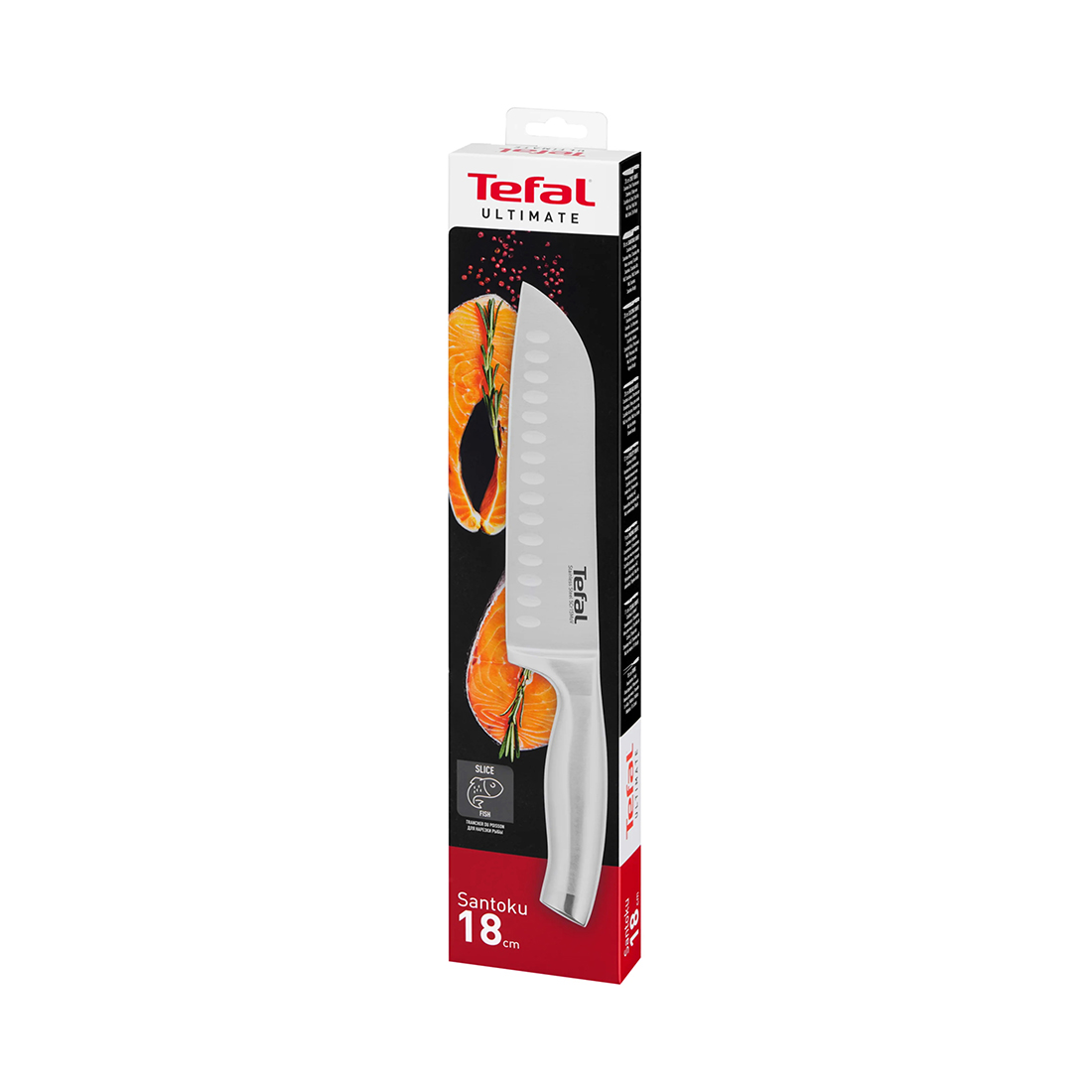 Нож сантоку Tefal Ultimate K1700674, 18 см, Нержавеющая сталь