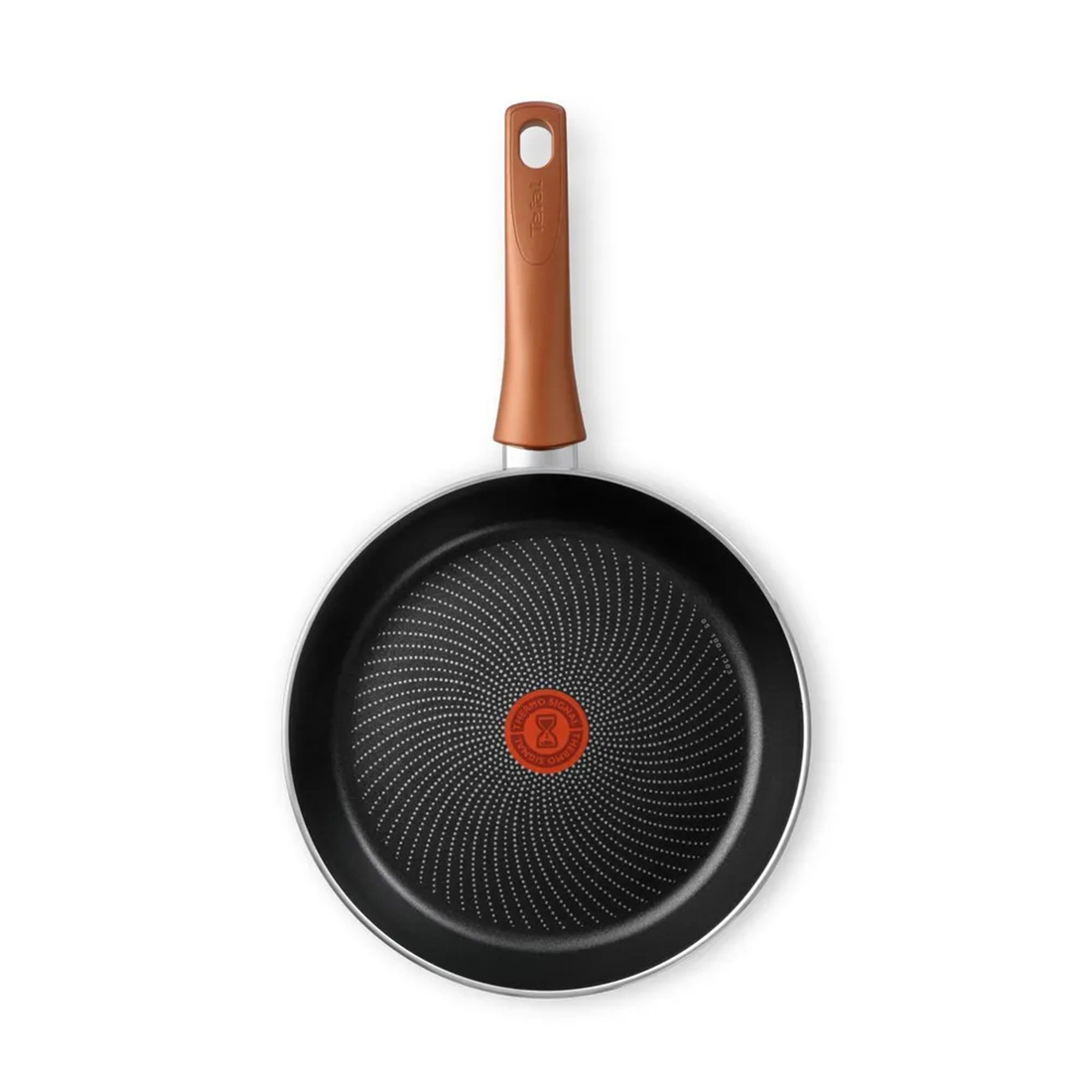 Сковорода, Tefal, Maxima 4222128, 28см, Алюминий, Антипригарное покрытие Titanium, Для всех типов плит, Фиксированная ручка, Бронзовый