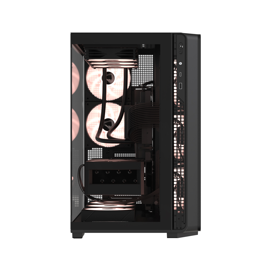 Компьютерлік корпус Formula V Crystal Z7 PA Black