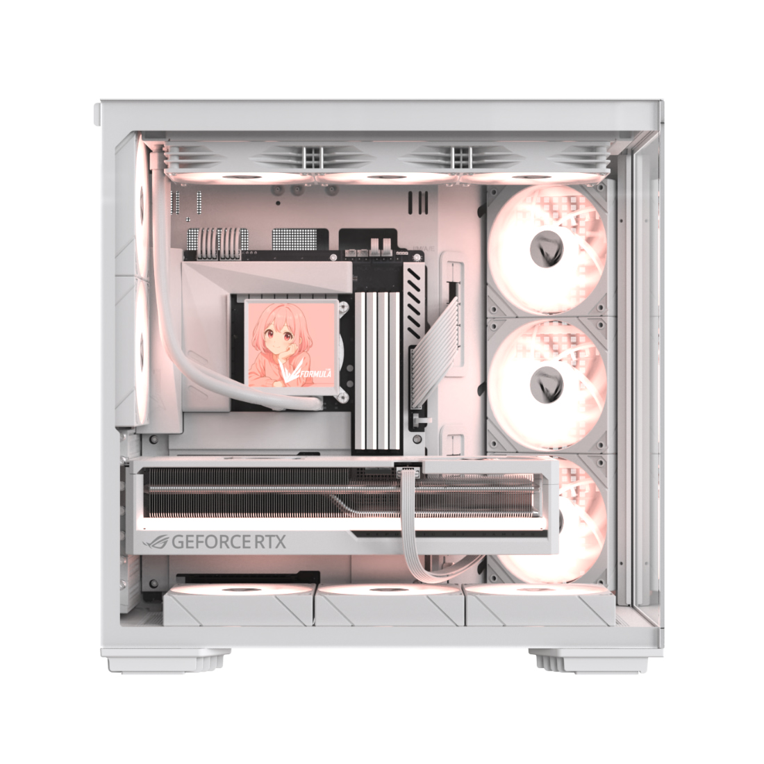 Formula V Crystal Z7 PA White компьютерлік корпусы